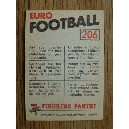 Johnny Rep - Netherlands | Panini Euro Football 76/77 Sticker #206