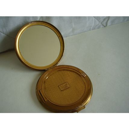 Vintage Mascot ASB Powder Compact Floral Bouquet A S Brown 1940s