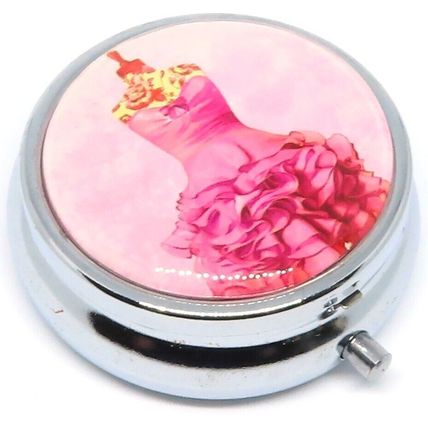 Pink Dress Pill Box 2 CM - Ladies Gift Storage