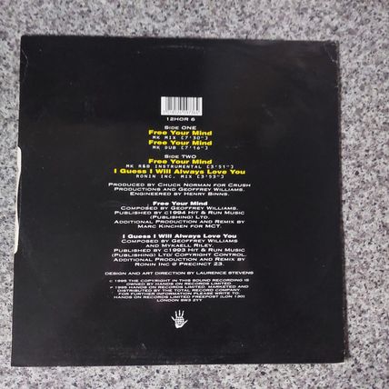 Geoffrey Williams – Free Your Mind / I Guess I Will Always Love You (12" Single)