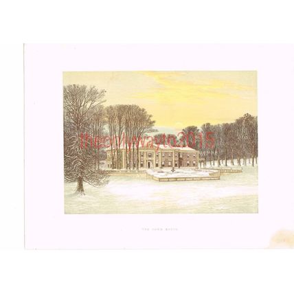 Down House, Near Blandford, Dorsetshire, England, Book Illustration, c1880