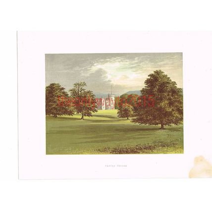 Castle Forbes, Nr Whitehouse, Aberdeenshire, Scotland, Book Illustration, c1880