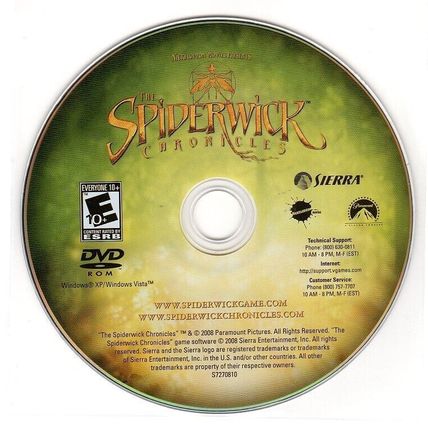 The Spiderwick Chronicles (PC-DVD, 2008) for Windows XP/Vista -NEW DVD in SLEEVE