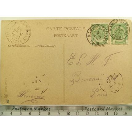 NAMUR. LA CATHEDRALE color CIR 1909