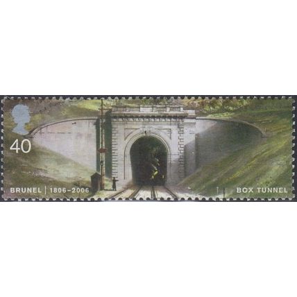 GB, 2006 40p Brunel, SG 2608 (Scott #2354), used.