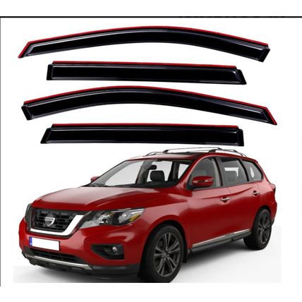 Vent Visors Fits 2013-2018 Nissan Pathfinder by Lightronic WV194479 , 4-Pieces