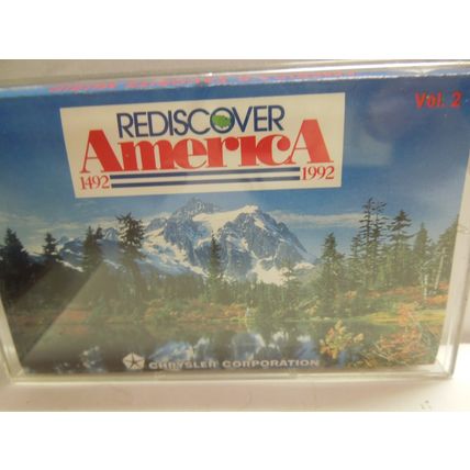 Chrysler Corp. Rediscover America Cassettes 1492-1992 Vol 1 & 2