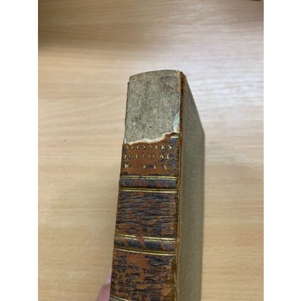 1810 "THE POETICAL WORKS OF EDMUND SPENSER" VOL 6 ANTIQUE LEATHER BOOK (P3)