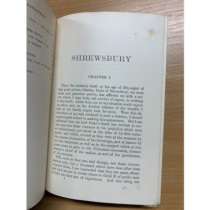 1898 STANLEY J WEYMAN "SHREWSBURY A ROMANCE" FICTION ILLUSTRATED BOOK (P5)