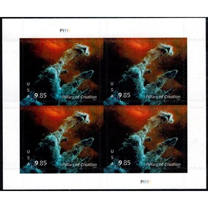 5828, Mint NH $9.85 Pillars of Creation Pane of Four Stamps - Stuart Katz