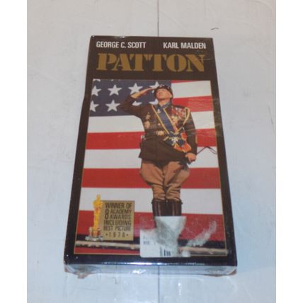PATTON Movie VHS Tape Starring George C. Scott And Karl Malden NEW Sealed