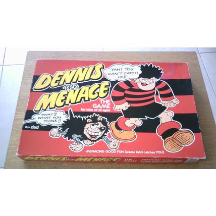 DENNIS THE MENACE: THE GAME (Paul Lamond Games) VINTAGE 1989 - SEE NOTES