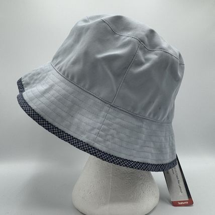 Women’s Reversible Kangol Bucket Hat New With Tags Gray/ Blue Plaid - One Size