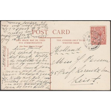 Musbury Church, Devon, 1928 - Snell Postcard