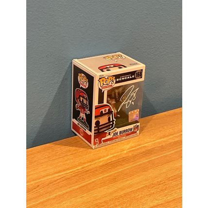 Funko Pop! Joe Burrow #168 Facsimile Laser Autographed Figure (Box & Protector)
