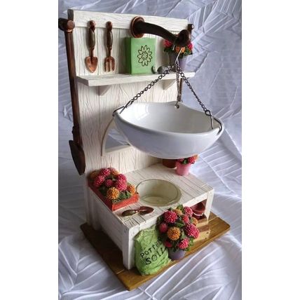 Yankee Candle Spring Bouquet Potting shed Hanging Tart Warmer Burner