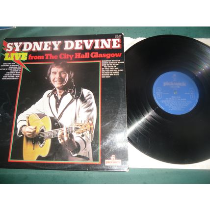 SYDNEY DEVINE LP LOT OF 2 - CRYING TIME/LIVE FROM THE CITY HALL GLASGOW