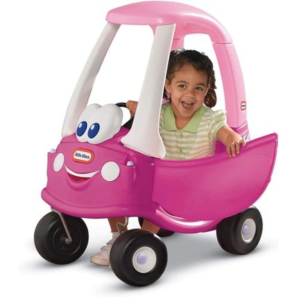 Little Tikes Princess Cozy Coupe Ride-On Toy - Toddler Car Push and Buggy Includ