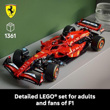 LEGO Technic Ferrari SF-24 F1 Model Car Kit - Building Set for Adults, Ages 18+