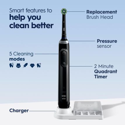 Oral-B Pro 5000 Smartseries Power Rechargeable Electric Toothbrush with Bluetoot