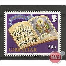 SG665 24p "Silent Night".Mounted Mint.