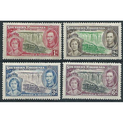 Southern Rhodesia 1937 Coronation Set SG36-39 Mounted Mint .. ..
