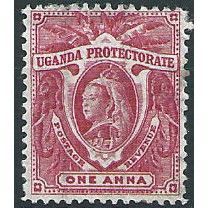 Uganda 1898 SG84 1d Scarlet Mounted Mint ... .