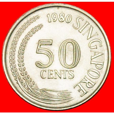 LIONFISH: SINGAPORE ★ 50 CENTS 1980! UNC! LOW START ★ NO RESERVE!