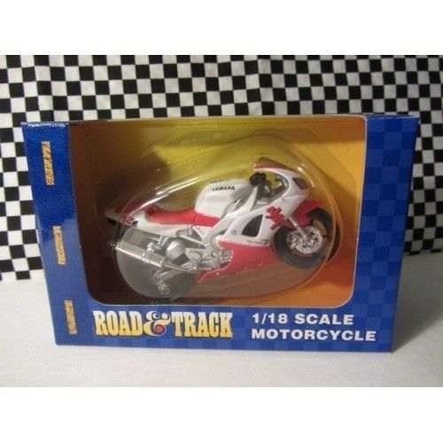 1/18 SCALE MAISTO ROAD & TRACK YAMAHA YZF DELTABOX II MOTORCYCLE.