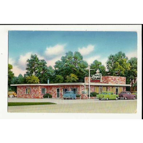 Advertising LUIGI'S RESTAURANT Tampa Florida Postcard