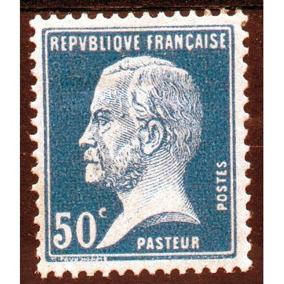 France Sg399 50c Blue fine m/mint (G76)