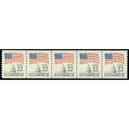 2115a 22c U.S. Flag Very Fine MNH PNC 8/5 P0320