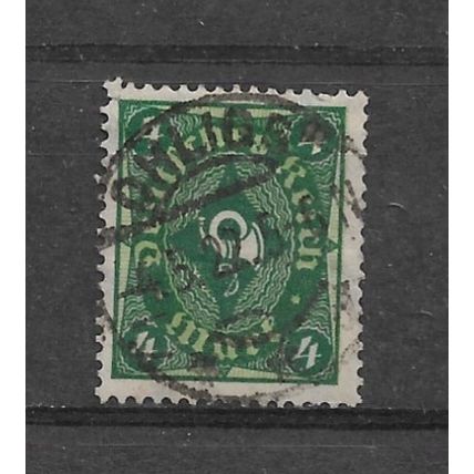 Germany.SG192 4m Posthorn (Green and Light Green).Fine Used.Nov21