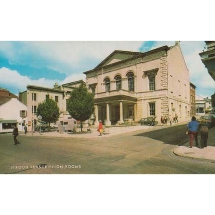 Stroud Subscription Rooms Gloucester Rare Postcard