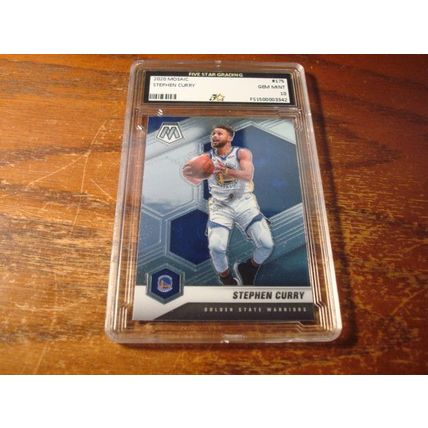 2020 Panini Mosaic, Graded Gem Mint 10, STEPHEN CURRY, #175