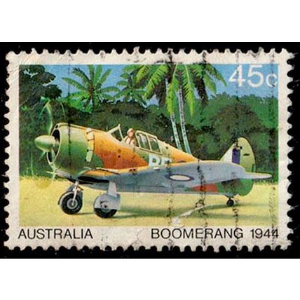 Australia 1980 Aircraft Boomerang 45c Used Stamp .