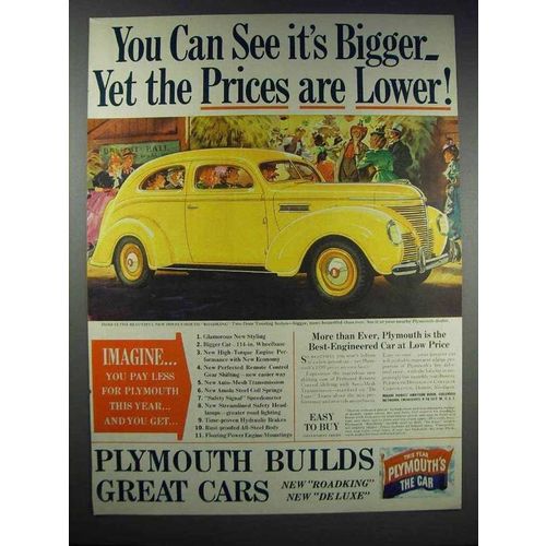 1939 Plymouth Roadking Touring Sedan Ad