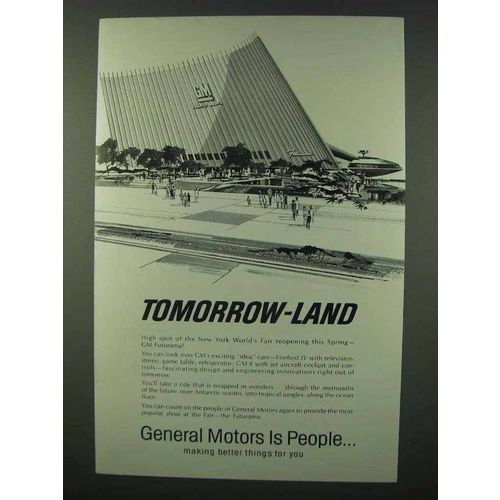 1965 General Motors GM Ad - Tomorrow-Land