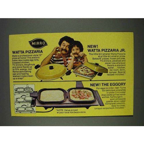 1978 Mirro Watta Pizzaria and Eggory Ad