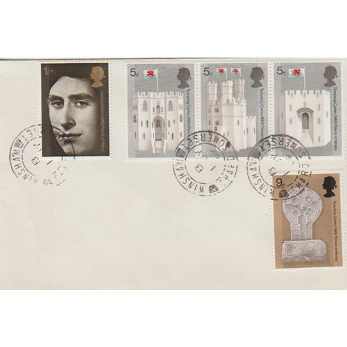 GB 1969 Prince Charles Investiture FDC Winsham Somerset pm