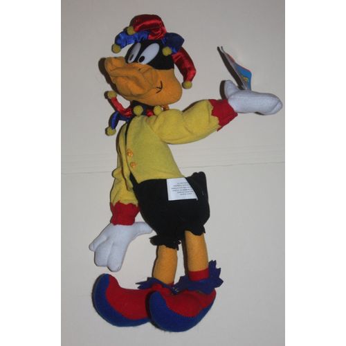 2002 Warner Bros. Looney Tunes King Arthur's Court Jester Daffy Plush with Tag