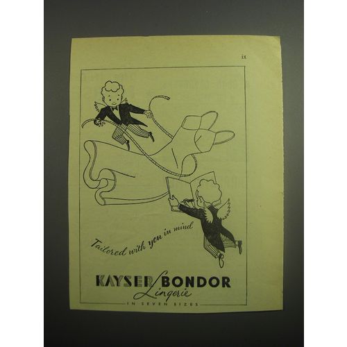 1948 Kayser Bondor Lingerie Ad