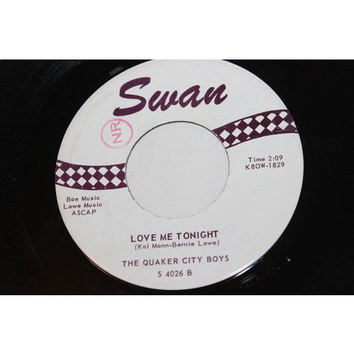 The Quaker City Boys 45-EVERYWHERE YOU GO/LOVE ME TONIGHT