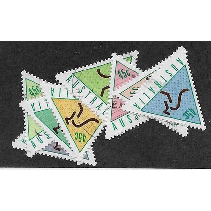 AUS 1994 (SET) (S/A) 'SYMBOLIC KANGAROO' (8v) FINE USED (EBID67-022)