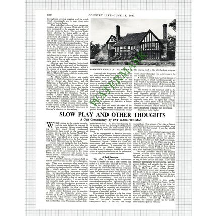 X1781) Major Kenneth Hutchinson Bradley Lodge Stratford Little Aston Park - 1981
