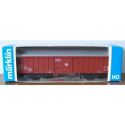 Marklin H0 4460 Covered Goods Wagon 585 4 669-4 Taes 890 - 4 axles - DB