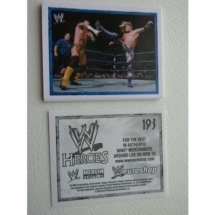 Topps - Merlin 2008 WWE Heroes Wresting Stickers 1-216 & P1-P15 Variants (EB2)