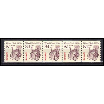 2256 8.4c Wheel Chair Very Fine MNH Dry Gum PNC 1/5 X3079