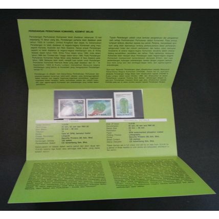 Malaysia 14th Commonwealth Forestry Conference 1993 Tree Earth Forest stamp MNH