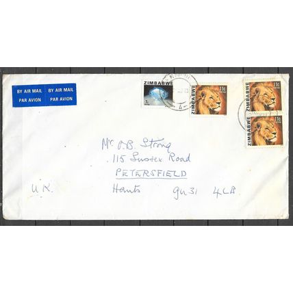 ZIMBABWE LETTRE - REF 147
